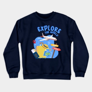 Explore the World Crewneck Sweatshirt